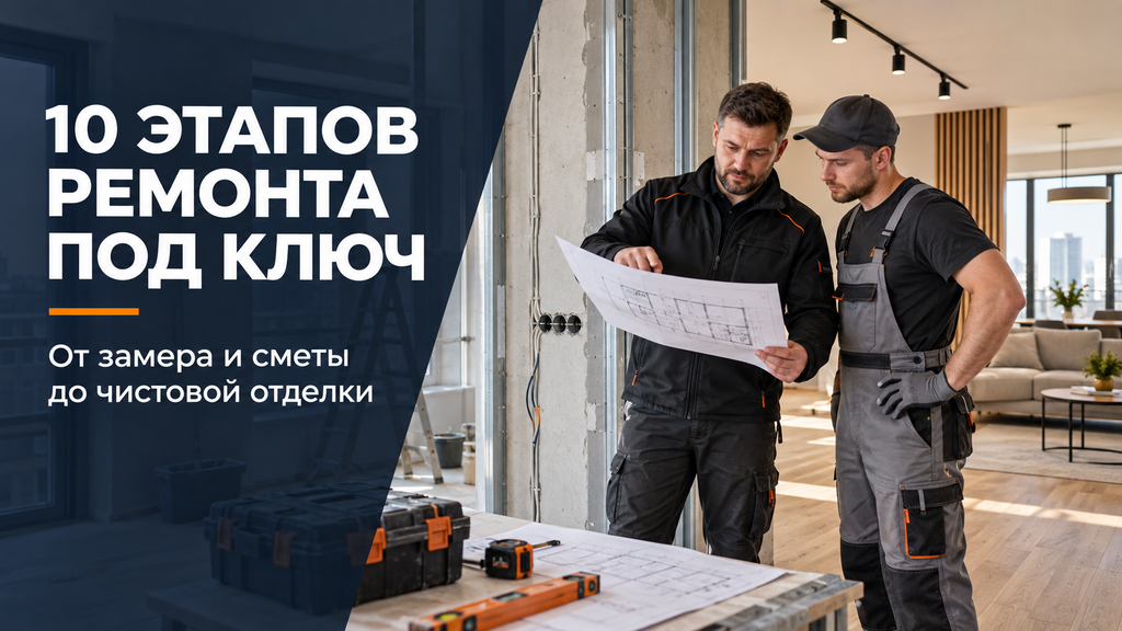 этапы ремонта квартир
